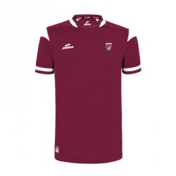 Maillot NAISE Grenat/Blanc + Logo club