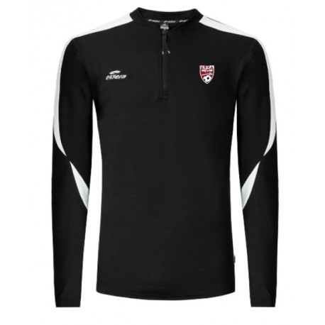 Sweat Zip COMPO Noir/Blanc + Logo club