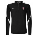 Sweat Zip COMPO Noir/Blanc + Logo club