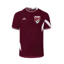 Maillot Hélice Grenat / Blanc + Logo Club