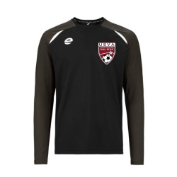 Sweat Col Rond Pulsion Noir / Blanc + Logo Club