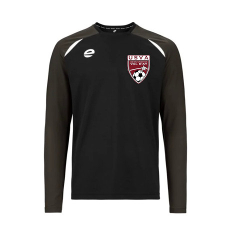 Sweat Col Rond Pulsion Noir / Blanc + Logo Club