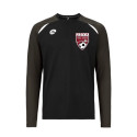 Sweat Col Rond Pulsion Noir / Blanc + Logo Club