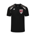 Tee-Shirt Pulsion Noir / Blanc + Logo Club