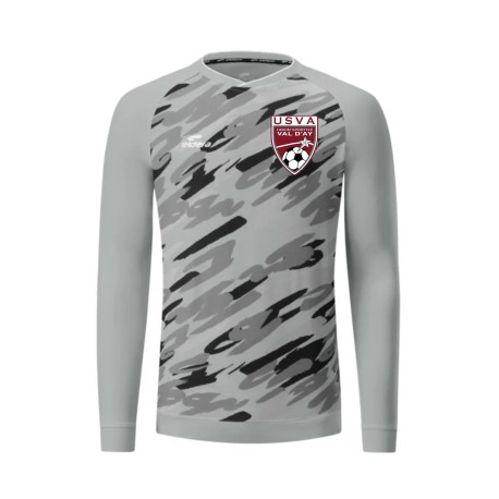 Maillot Gardien Parade Gris / Noir + Logo Club