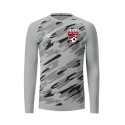 Maillot Gardien Parade Gris / Noir + Logo Club