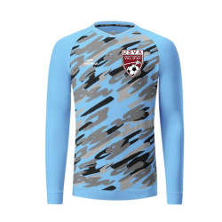 Maillot Gardien Parade Ciel / Noir + Logo Club