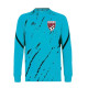 Maillot Gardien Volant Turquoise / Noir + Logo Club