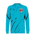 Maillot Gardien Volant Turquoise / Noir + Logo Club