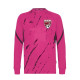 Maillot Gardien Volant Fushia / Noir + Logo Club